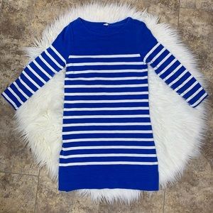 J Crew Striped Sleeve Dress